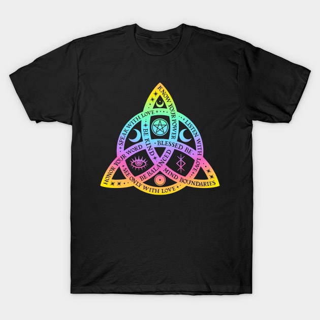 Triquetra T-Shirt by OccultOmaStore